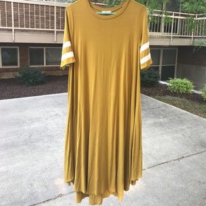 Mustard Swing Dress